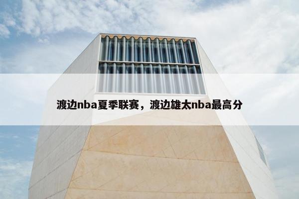渡边nba夏季联赛，渡边雄太nba最高分