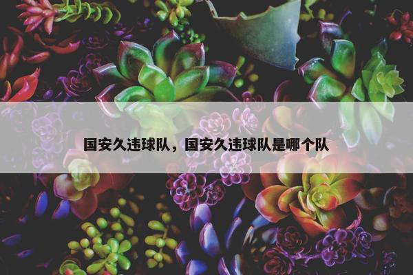 国安久违球队，国安久违球队是哪个队