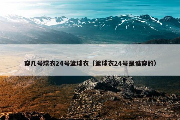 穿几号球衣24号篮球衣（篮球衣24号是谁穿的）