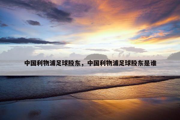中国利物浦足球股东，中国利物浦足球股东是谁