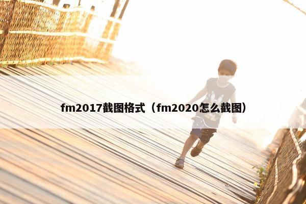fm2017截图格式（fm2020怎么截图）