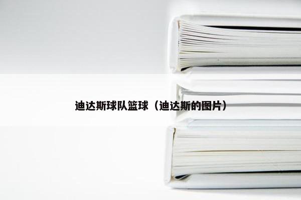 迪达斯球队篮球（迪达斯的图片）