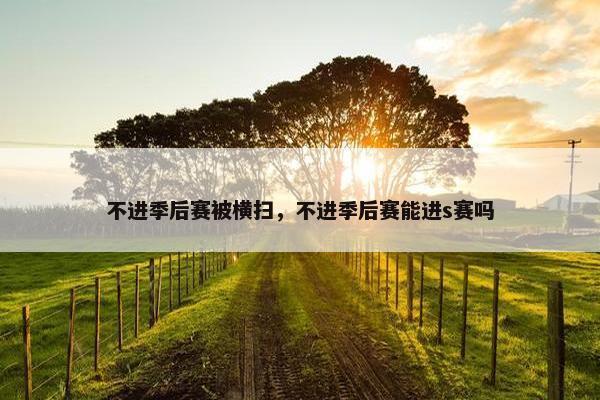 不进季后赛被横扫，不进季后赛能进s赛吗
