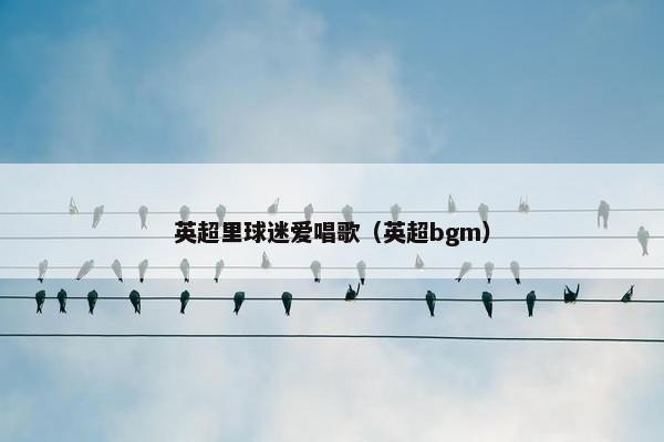 英超里球迷爱唱歌（英超bgm）