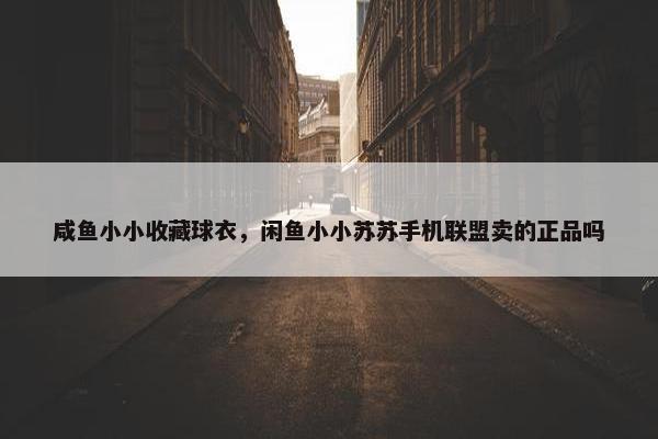 咸鱼小小收藏球衣，闲鱼小小苏苏手机联盟卖的正品吗