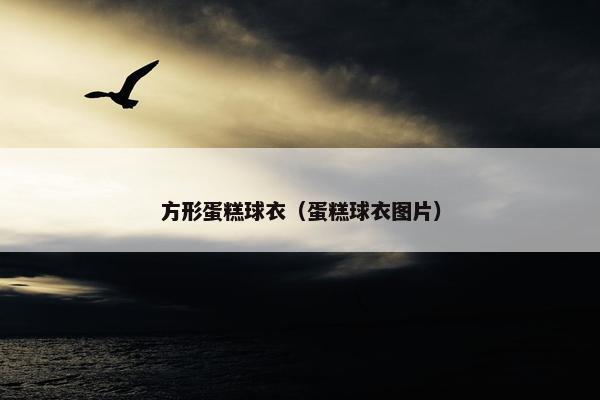 方形蛋糕球衣（蛋糕球衣图片）