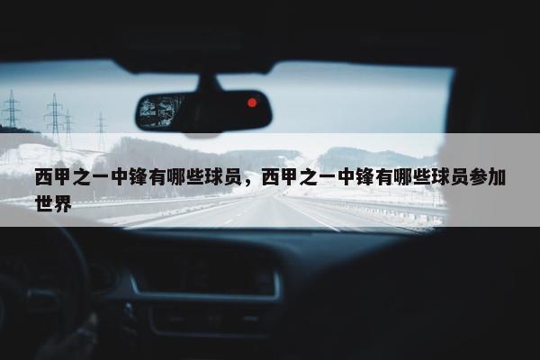 西甲之一中锋有哪些球员，西甲之一中锋有哪些球员参加世界