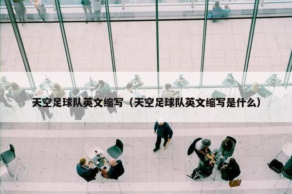 天空足球队英文缩写（天空足球队英文缩写是什么）