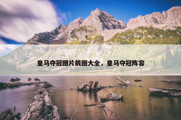 皇马夺冠图片截图大全，皇马夺冠阵容