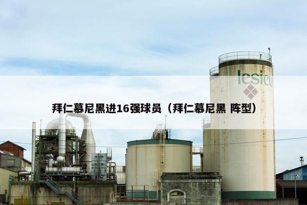 拜仁慕尼黑进16强球员（拜仁慕尼黑 阵型）