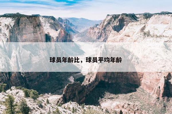球员年龄比，球员平均年龄