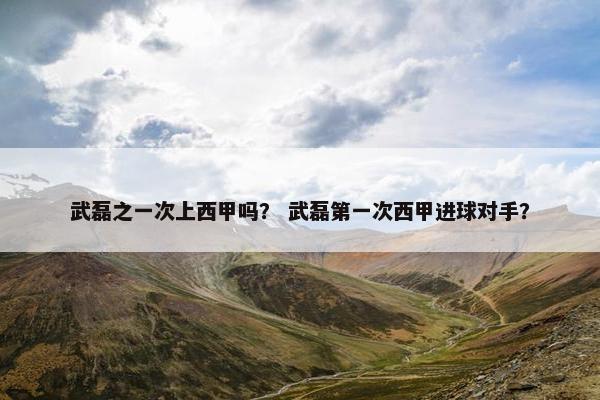 武磊之一次上西甲吗？ 武磊第一次西甲进球对手？