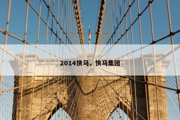2014快马，快马集团