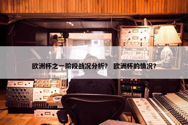 欧洲杯之一阶段战况分析？ 欧洲杯的情况？