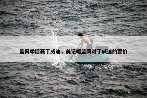 篮网季后赛丁威迪，美记曝篮网对丁威迪的要价