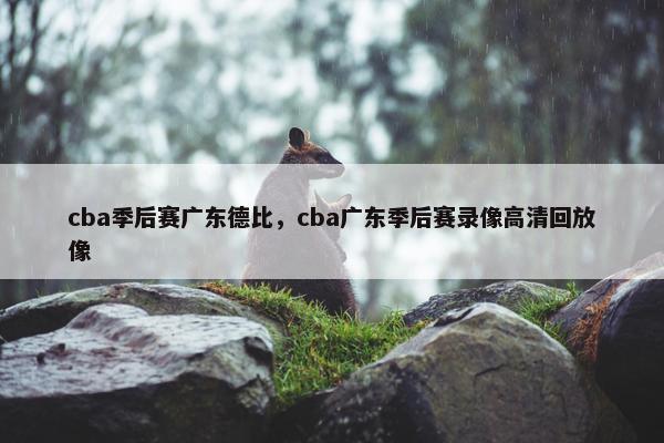 cba季后赛广东德比，cba广东季后赛录像高清回放像