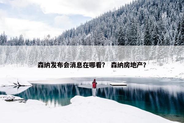 森纳发布会消息在哪看？ 森纳房地产？