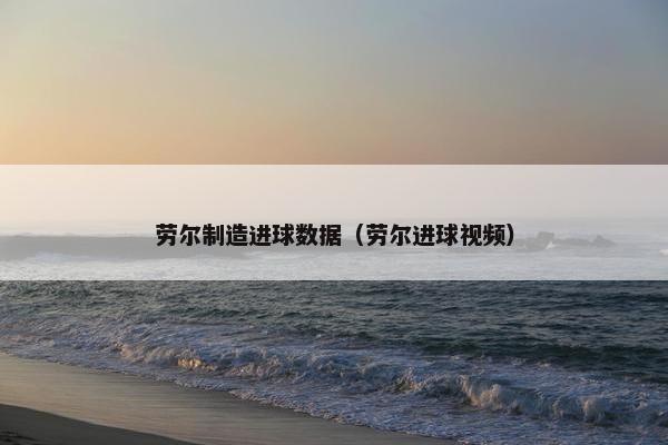 劳尔制造进球数据（劳尔进球视频）