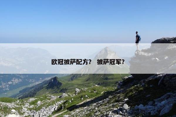 欧冠披萨配方？ 披萨冠军？