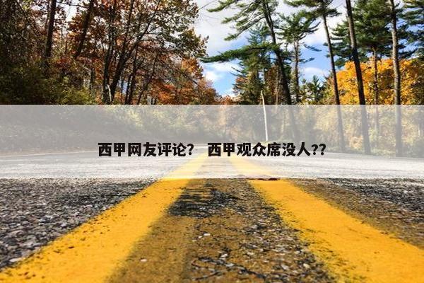 西甲网友评论？ 西甲观众席没人?？