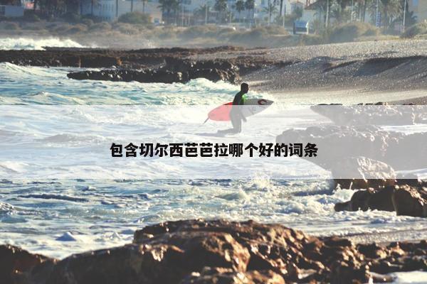 包含切尔西芭芭拉哪个好的词条