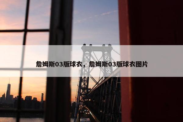 詹姆斯03版球衣，詹姆斯03版球衣图片