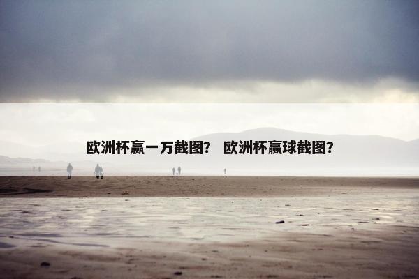 欧洲杯赢一万截图？ 欧洲杯赢球截图？