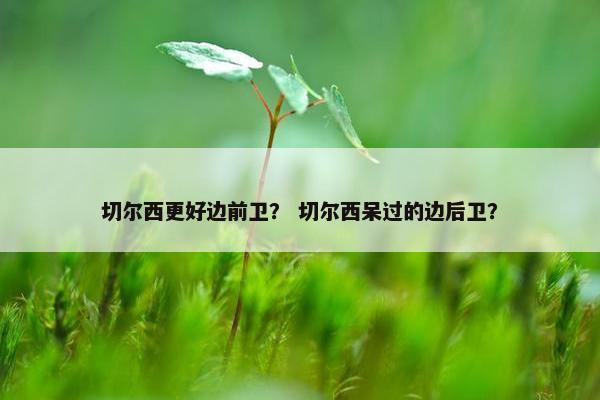 切尔西更好边前卫？ 切尔西呆过的边后卫？