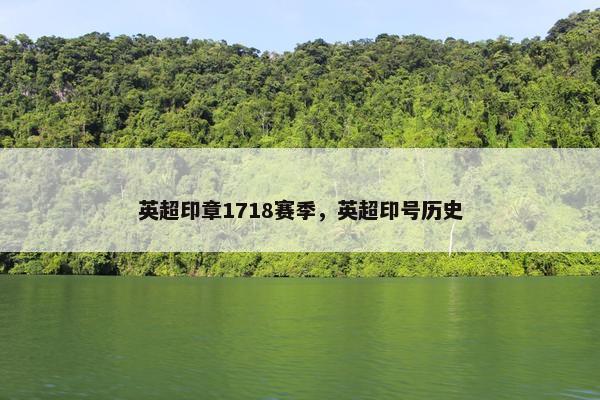 英超印章1718赛季，英超印号历史