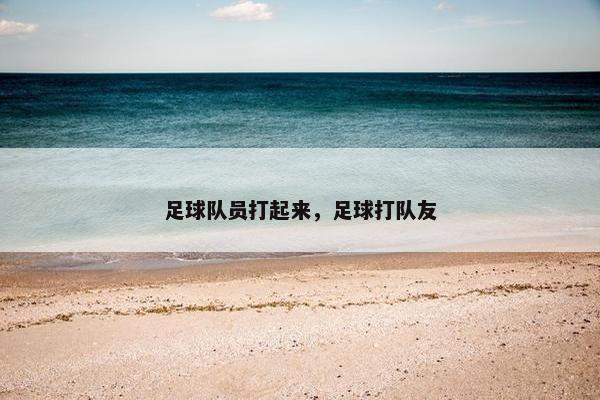 足球队员打起来，足球打队友