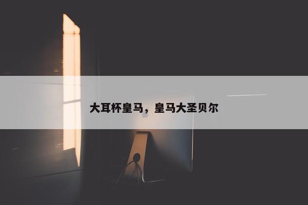 大耳杯皇马，皇马大圣贝尔
