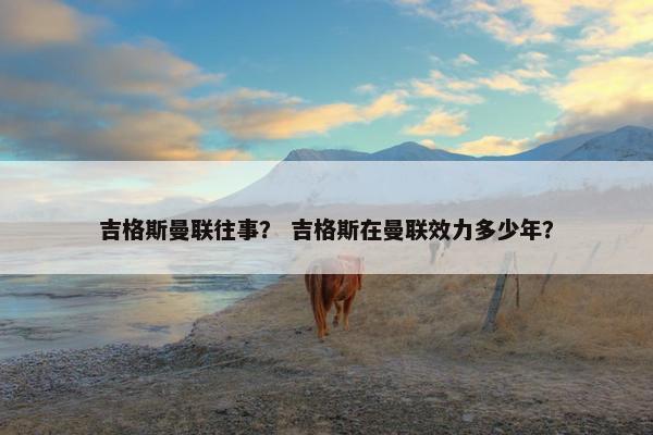 吉格斯曼联往事？ 吉格斯在曼联效力多少年？