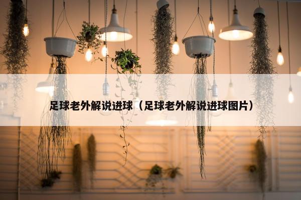 足球老外解说进球（足球老外解说进球图片）