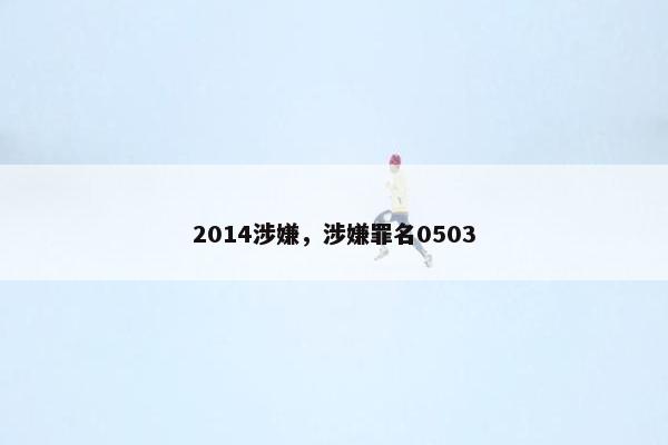 2014涉嫌，涉嫌罪名0503
