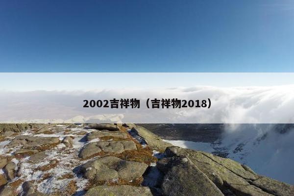 2002吉祥物（吉祥物2018）
