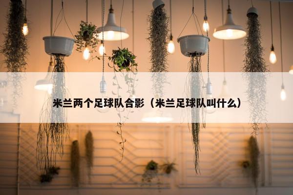 米兰两个足球队合影（米兰足球队叫什么）