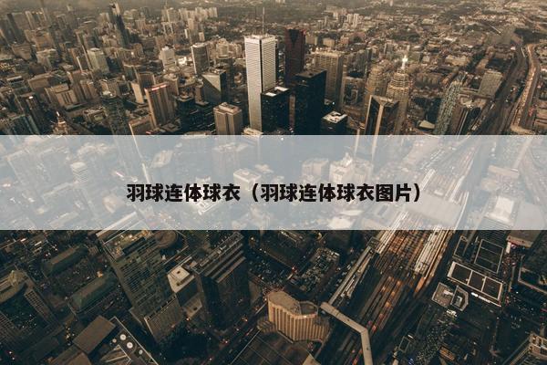 羽球连体球衣（羽球连体球衣图片）