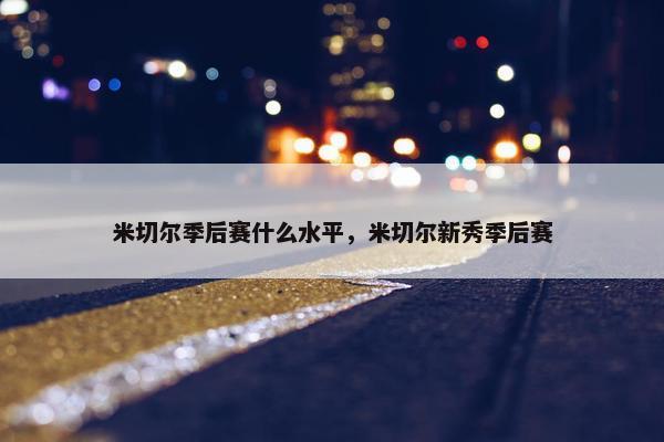 米切尔季后赛什么水平，米切尔新秀季后赛