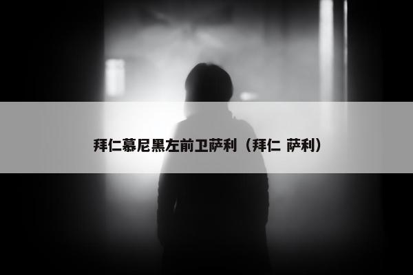 拜仁慕尼黑左前卫萨利（拜仁 萨利）