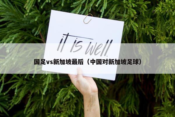 国足vs新加坡最后（中国对新加坡足球）