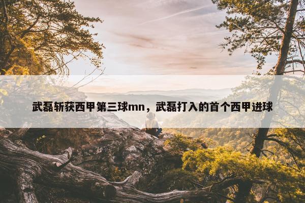 武磊斩获西甲第三球mn，武磊打入的首个西甲进球