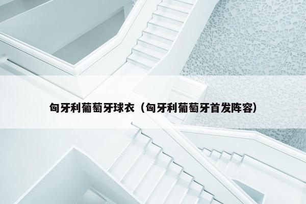 匈牙利葡萄牙球衣（匈牙利葡萄牙首发阵容）