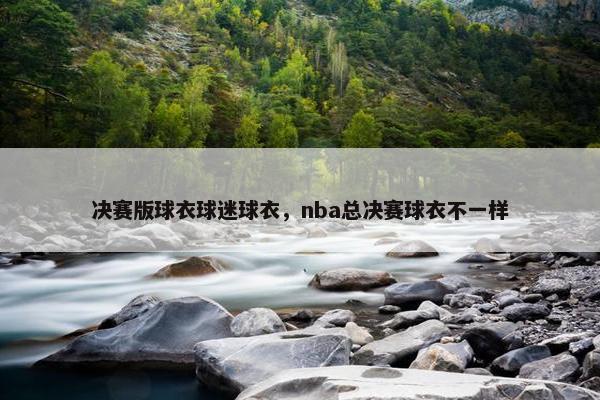 决赛版球衣球迷球衣，nba总决赛球衣不一样
