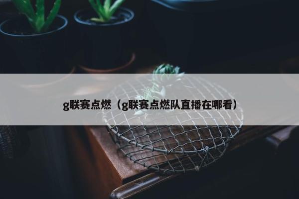 g联赛点燃（g联赛点燃队直播在哪看）
