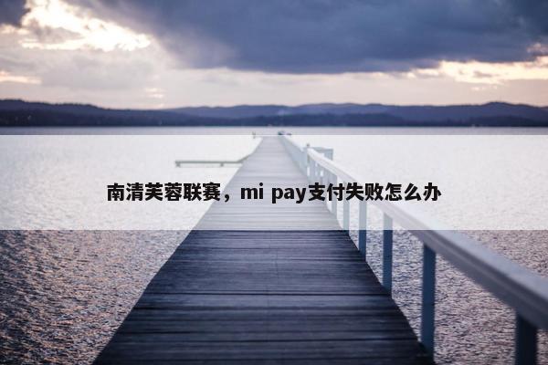 南清芙蓉联赛，mi pay支付失败怎么办