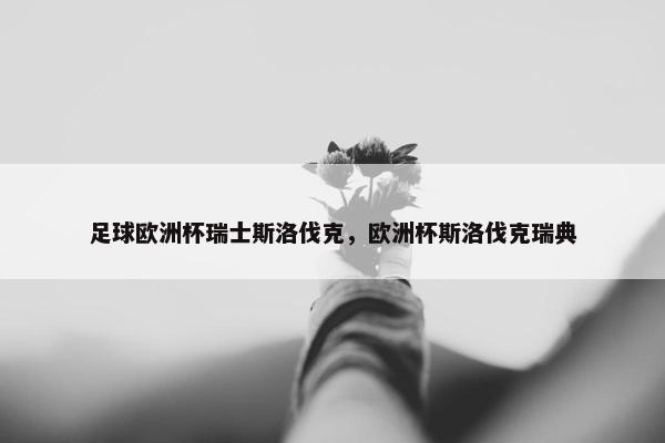 足球欧洲杯瑞士斯洛伐克，欧洲杯斯洛伐克瑞典