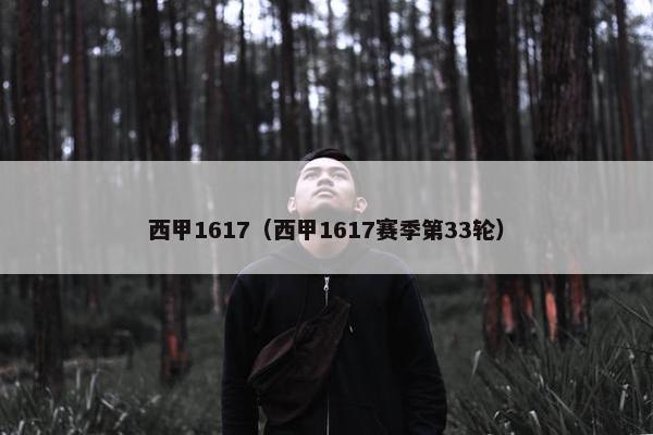 西甲1617（西甲1617赛季第33轮）