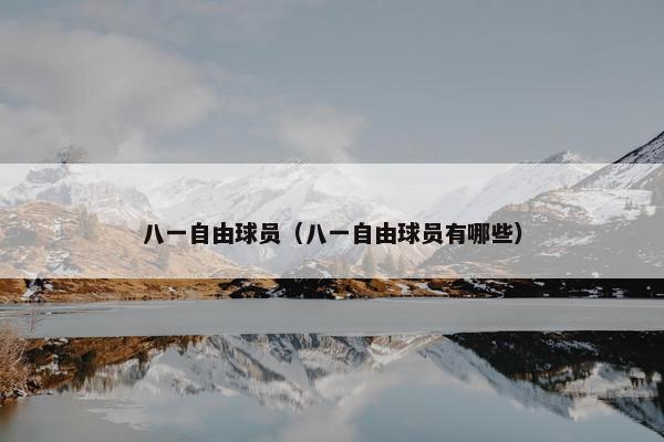 八一自由球员（八一自由球员有哪些）