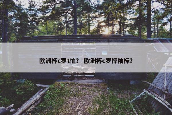 欧洲杯c罗t恤？ 欧洲杯c罗摔袖标？