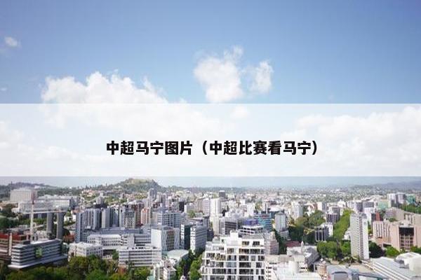 中超马宁图片（中超比赛看马宁）